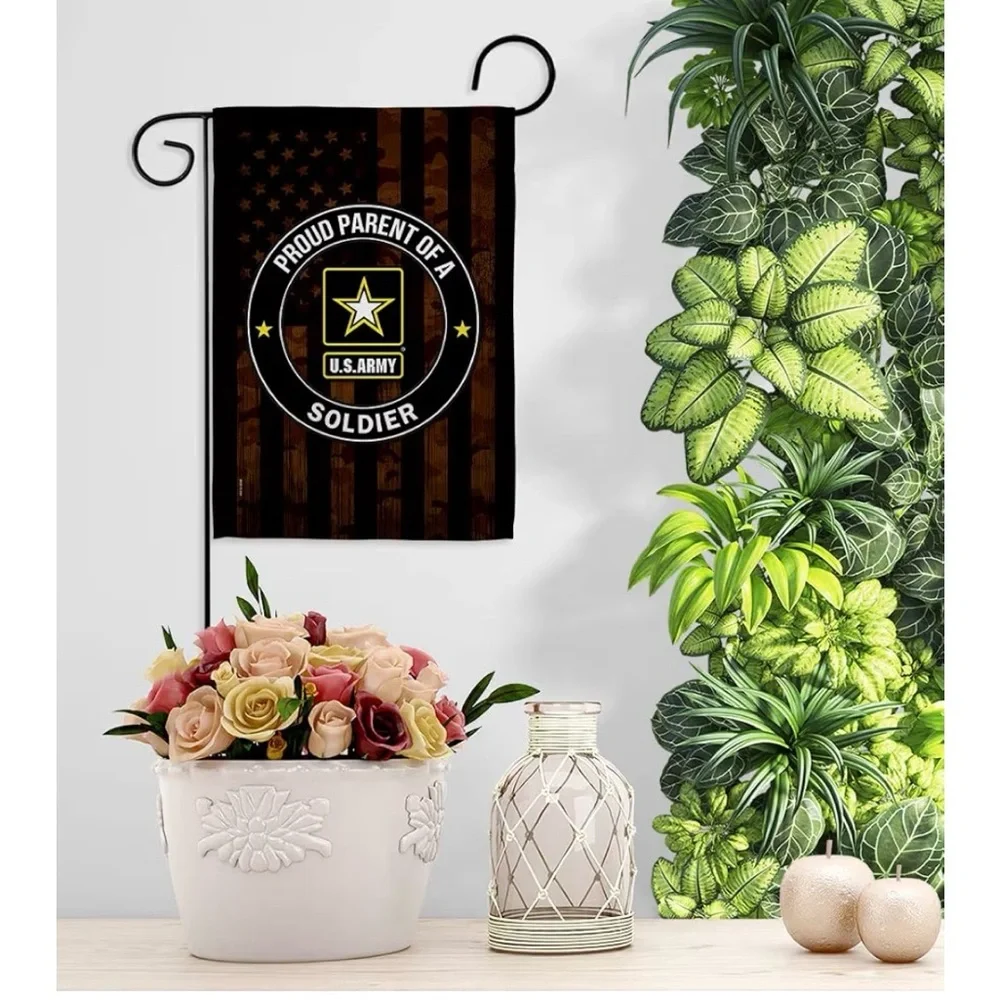 US MILITARY Proud Parent Army Garden Flag , 13 x 18 1/2, Armed Forces Rangers